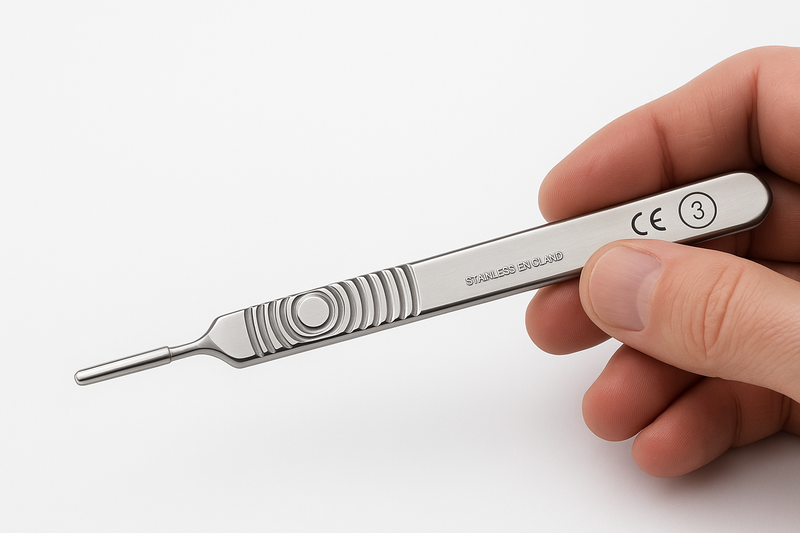 Premium Stainless Steel Single-Use Fits Blades 10–15 Surgical Precision Tool