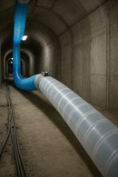 Heavy-Duty Water Drain Pipe Sleeve – 8" x 333m Polythene + 25 Cable Ties Quick Masonry Protection Kit