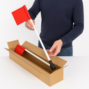 Premium Long Length Double Wall Cardboard Boxes Heavy Duty Packing Cartons for Long Items Pack of