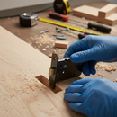 63mm CE Bathroom Lock with Black Nickel Finish - Durable