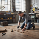 Premium 8mm Embossed Laminate Flooring with Water-Resistant Surface for Kitchens and Bathrooms