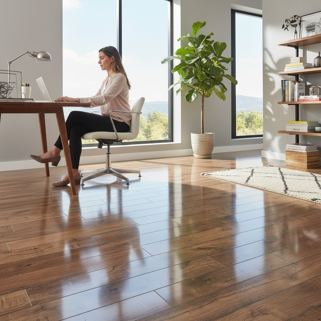 Premium High Gloss Laminate Flooring Collection - Easy Touch 8mm Durable Surface for Modern Homes