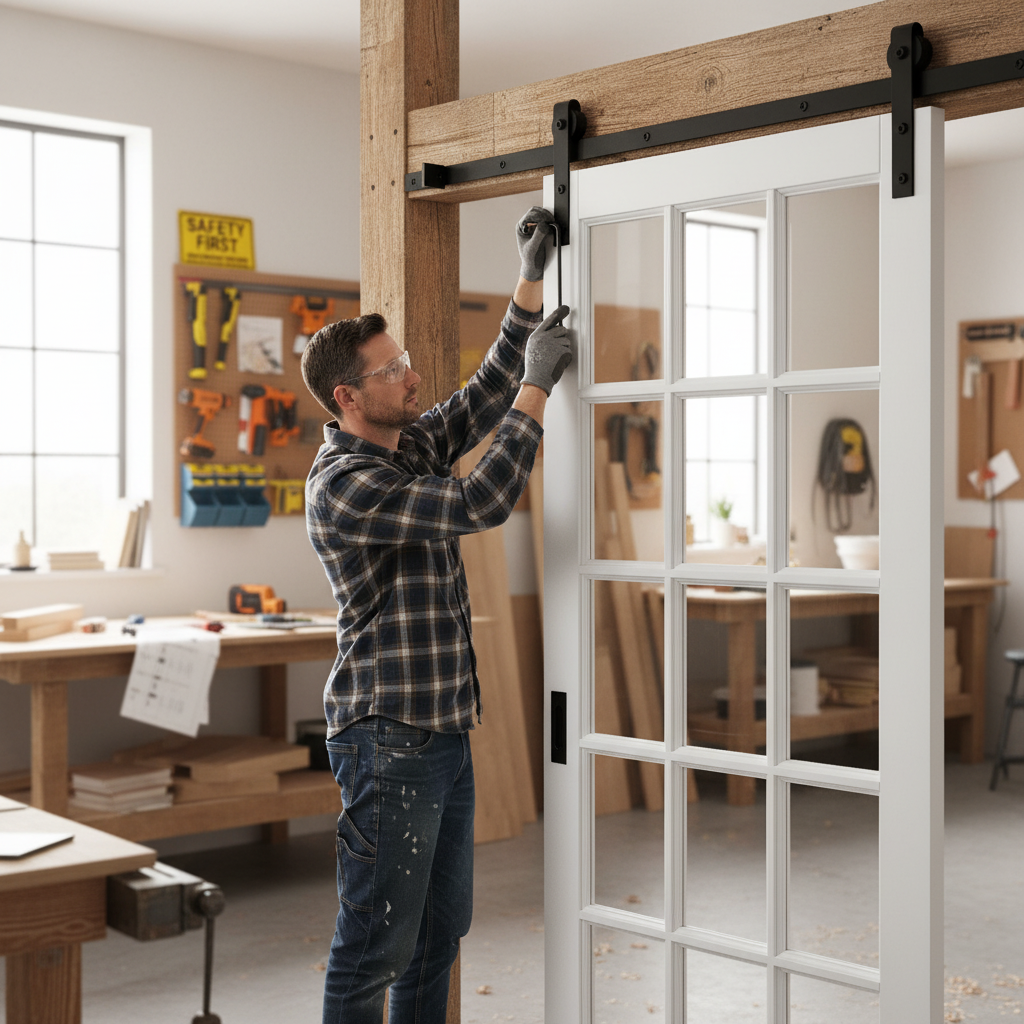Internal Primed Clear Glass Sliding Door Set 15L - Elegan...