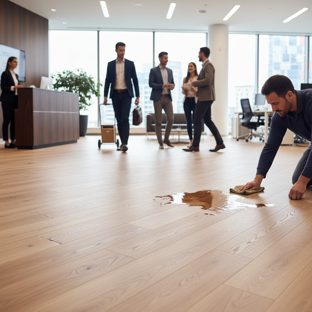 Handscraped Moisture Resistant Laminate Flooring - Ethere...