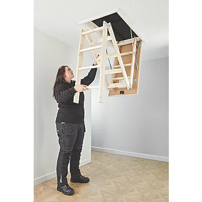 High Quality Timber Loft Ladder Kit For Homes And Warehouses - 2.96m