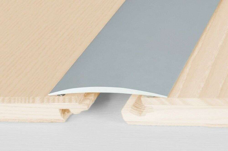 Premium 80mm Self-Adhesive Aluminium Floor Trim Easy Installation No Drilling Required Ideal for Wooden Vinyl & Tiled Floors Must-Have for Home & Office
