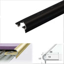 High-Performance Aluminium Stair Nosing Edge Trim 29mm x 17mm x 10mm Premium Tile Protection Elegant Design for Home & Commercial Projects