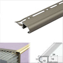 Premium Non-Slip Stair Nosing Trim Durable Grooved Tread for Ceramic Tiles Perfect for Home & Commercial Use 1000mm/2500mm Limited Stock!