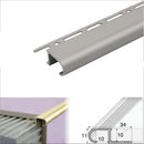 Premium Aluminium Stair Nosing Non-Slip Grooved Trim for Tiles Durable & Stylish Solution for Commercial & Residential Staircases!