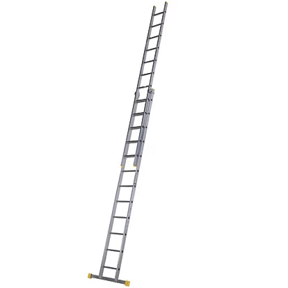 Professional Grade Double Section Extension Ladder For Construction & Industrial Use - 6.09m