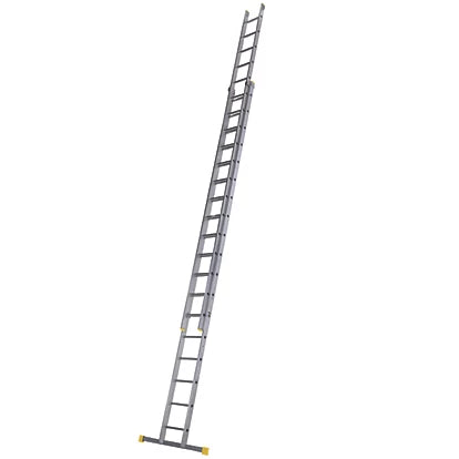 High Durable Double Section Aluminum Extension Ladder - 9.12m