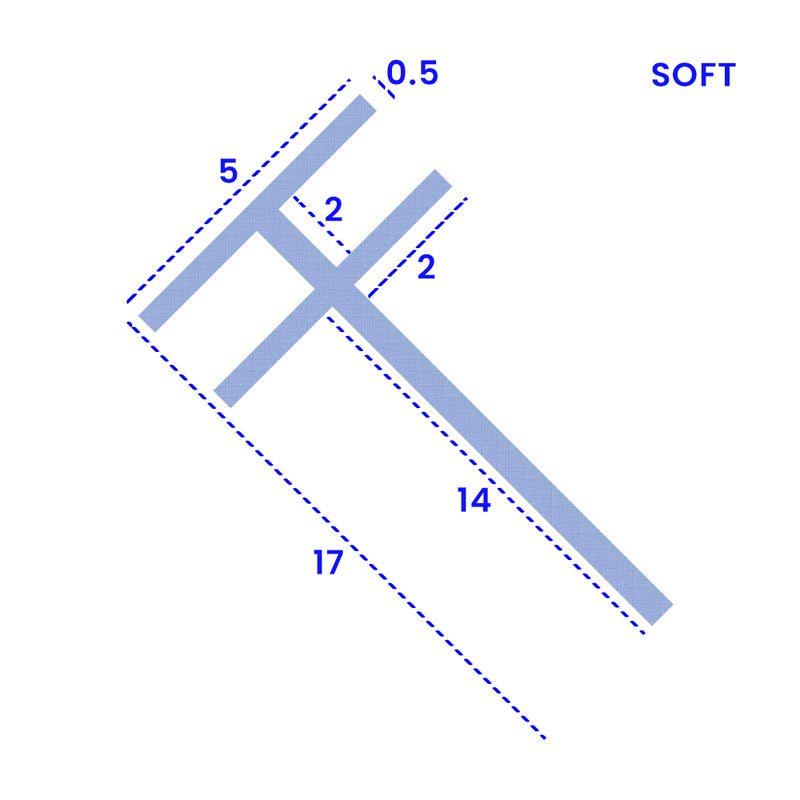 High Quality PVC Shower Seal for Glass Panels 5mm T-Shape 1000mm or 2000mm Length