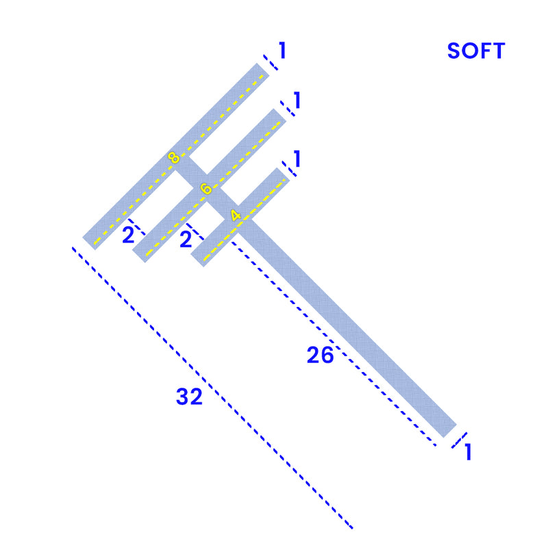 Flexible Clear PVC Shower Seal Fits 4mm 6mm & 8mm Channels