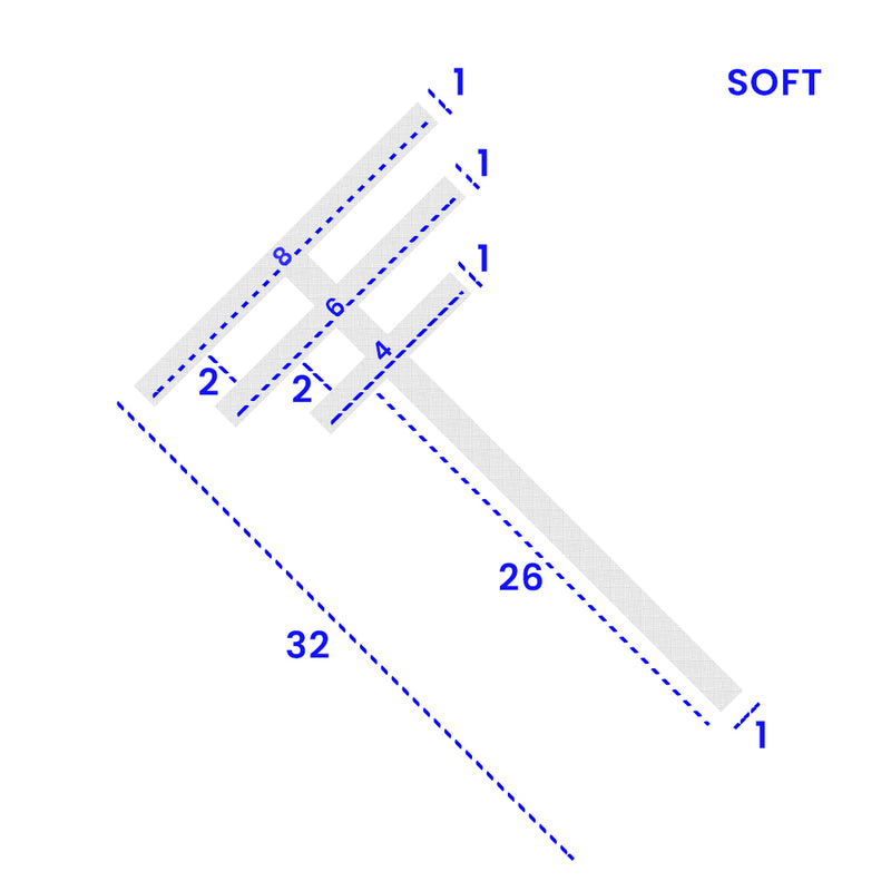 Versatile White Shower Seal Fits 4mm 6mm & 8mm Channels