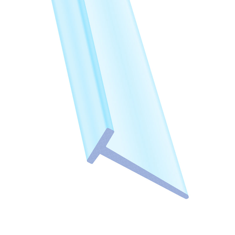 Flexible Soft PVC Shower Seal 5mm T-Shape for Easy Installation