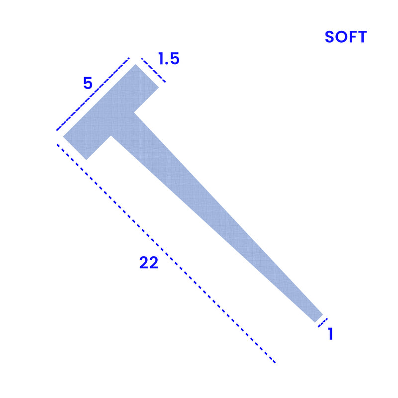 Flexible Soft PVC Shower Seal 5mm T-Shape for Easy Installation