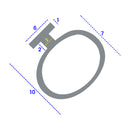 High Quality Soft PVC Shower Seal Available in 1000mm and 2000mm Length