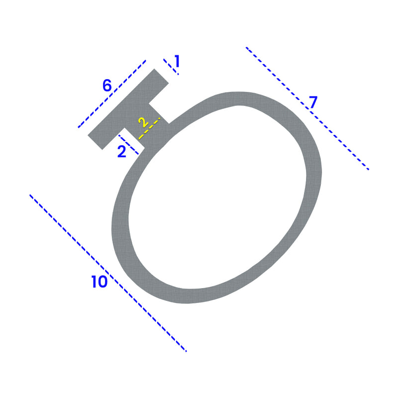 High Quality Soft PVC Shower Seal Available in 1000mm and 2000mm Length