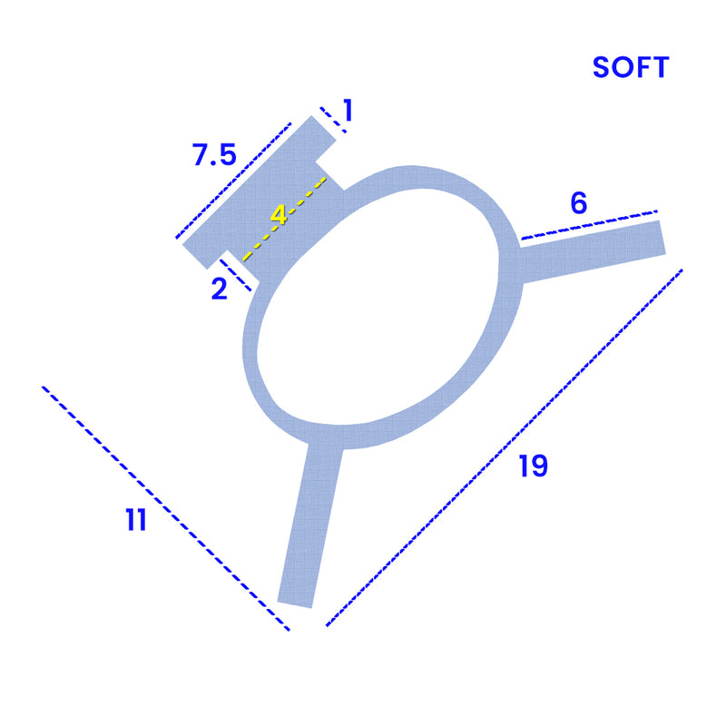 Flexible PVC Shower Screen Seal 6mm to 11mm Gap Coverage