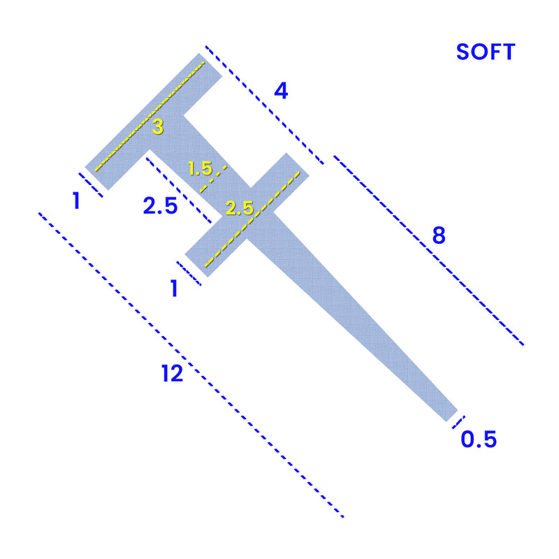 High-Quality Soft PVC Shower Seal 1000mm & 2000mm Lengths