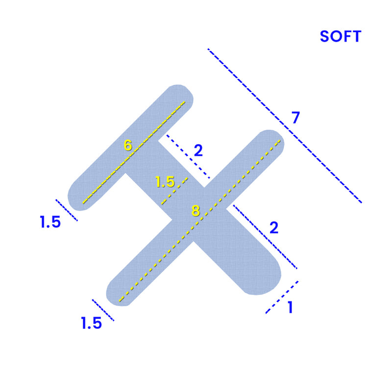 Durable Soft PVC Shower Seal Fits 6mm Wide Channels Seals Gaps 2mm to 7mm