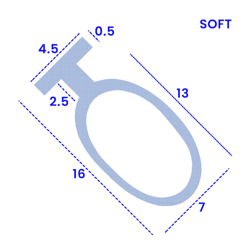 Flexible PVC Shower Seal 11mm to 16mm Gap Coverage