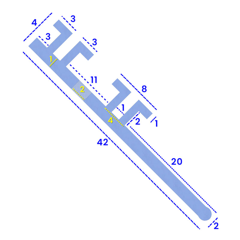 Clear T-Shaped Shower Screen Seal 8mm Channel Fit