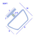 High-Quality PVC Shower Seal 1000mm &2000mm Lengths