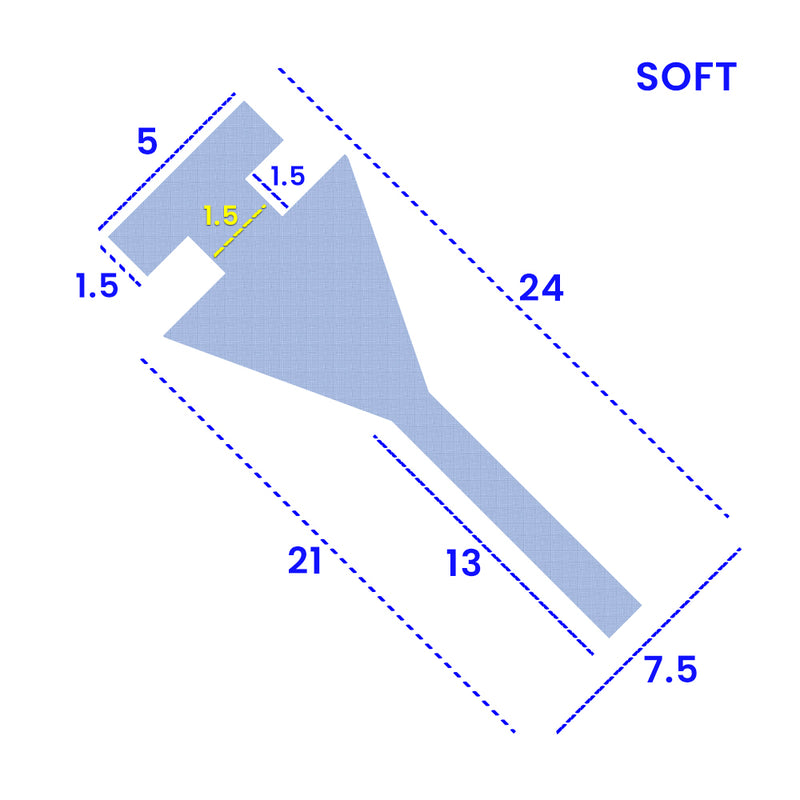 Flexible PVC Shower Seal for 5mm Wide Channels