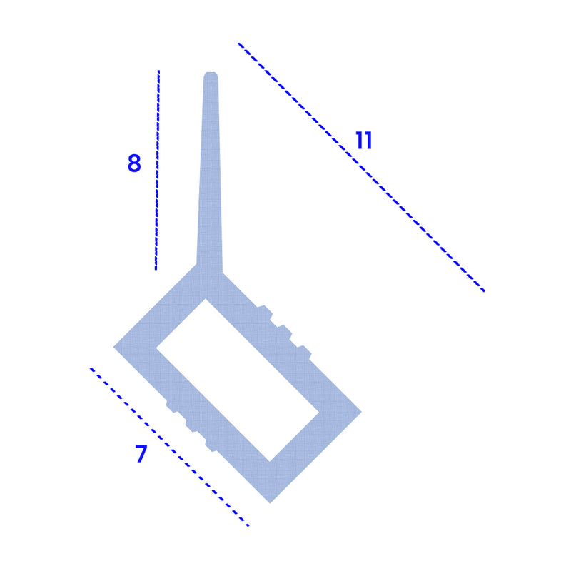 High-Quality Clear Shower Seal for Recessed Frames 3mm-5mm