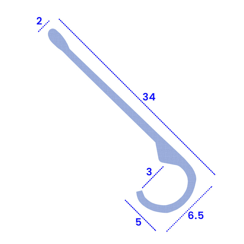 Clear Rigid PVC T-Ridge Seal for Shower and Bath Screens