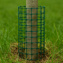 Green Plastic Mesh - 19mm x 19mm Square Holes Lightweight for Garden - 1m High Roll