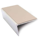 57x32mm Aluminium Non-Slip Stair Nosing with PVC Insert Rakeback Edge Trim