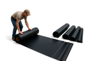 Premium Black Polythene Sheeting Roll 4m x 25m 500 Gauge Heavy-Duty Multi-Folded Cover