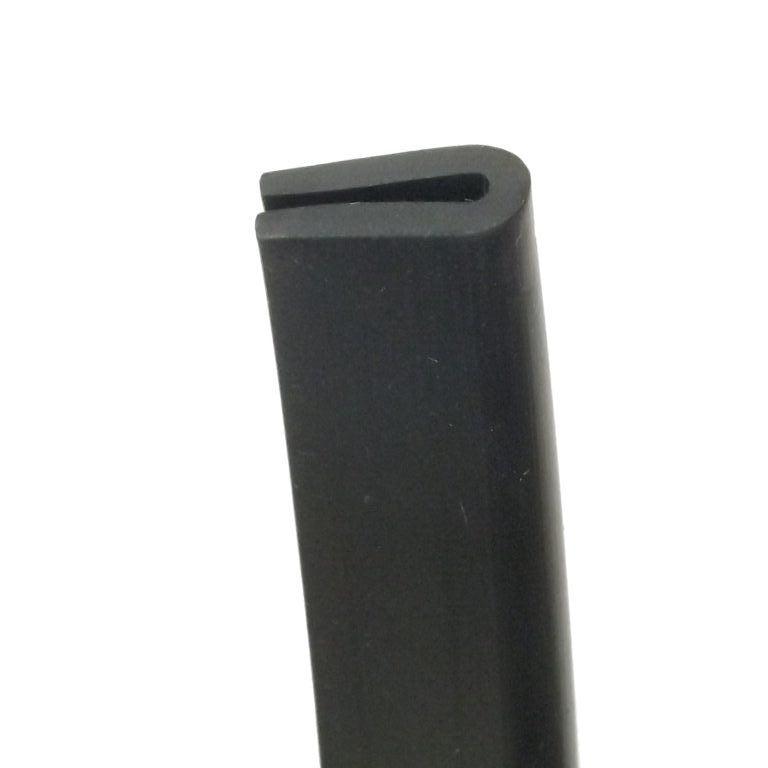 Flexible Protective Black PVC Rubber U-Shape Edge Trim for  Edges and Gaps