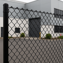 Black PVC Coated Chain Link Fence – 12.5m x1800mm x 50mm Heavy Duty Roll