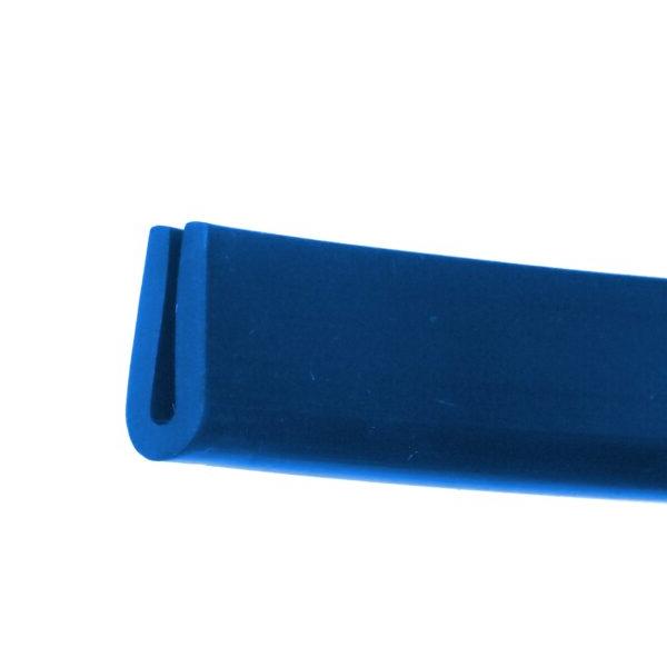 High-Quality Blue PVC Flexible Rubber U-Shape Edge Trim for DIY and Product Finishing