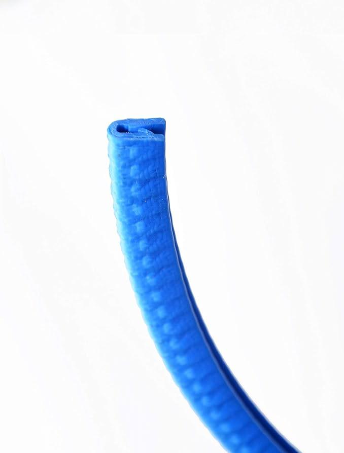 Durable PVC Small Blue U shape Edge Trim For Car and Boat