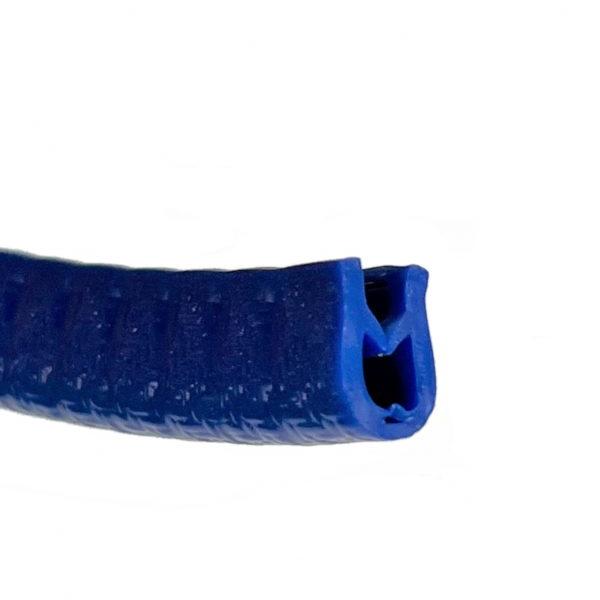 Durable PVC Small Blue U shape Edge Trim For Car and Boat