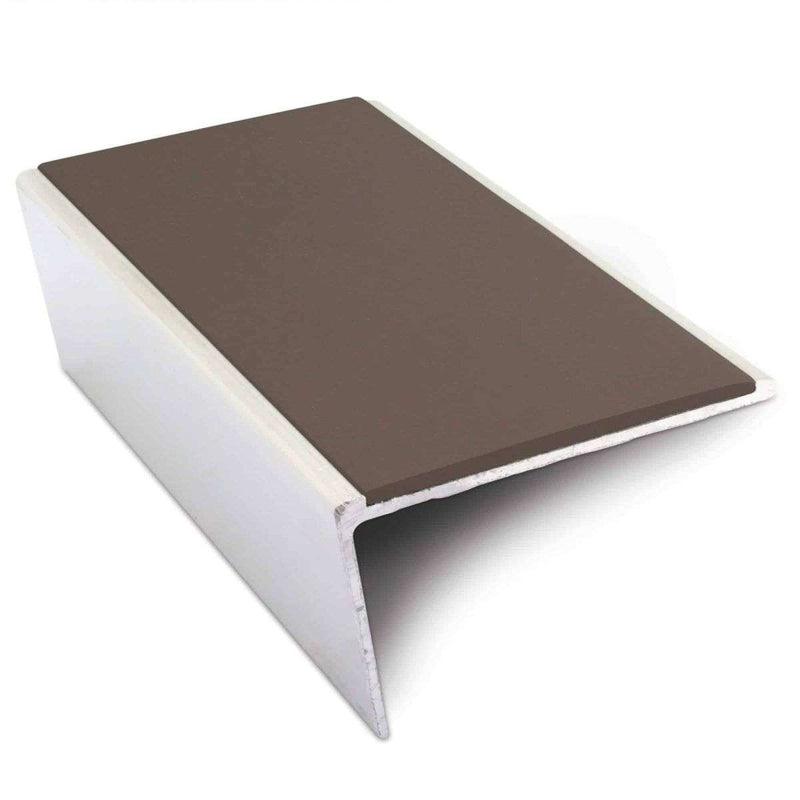 57x32mm Aluminium Non-Slip Stair Nosing with PVC Insert Rakeback Edge Trim