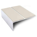85 x 32mm Aluminium Non-Slip Stair Nosing Durable Edge Trim with PVC Insert
