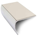 57 x 40mm Aluminium Non-Slip Stair Nosing Bullnose Edge with PVC Insert