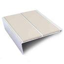 Aluminium Non Slip Stair Nosing 93 x 32mm Profile with PVC Insert