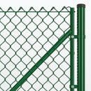 Premium Gas Compound Fence Kit - Heavy Duty Green Chain Link, Secure Installation Set