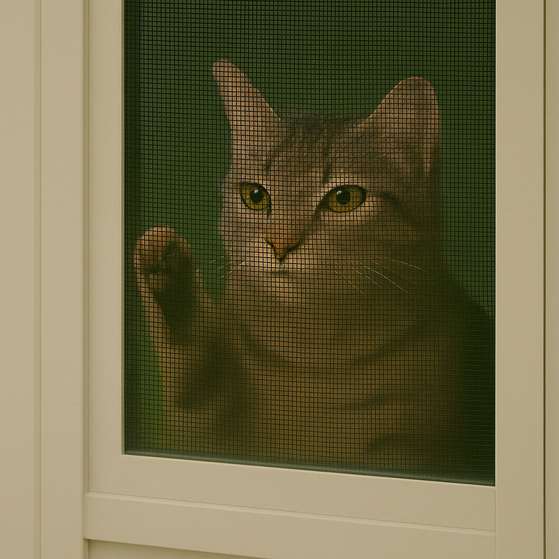 Insect Screen – Black Pet Proof Polyester Mesh for Doors & Windows