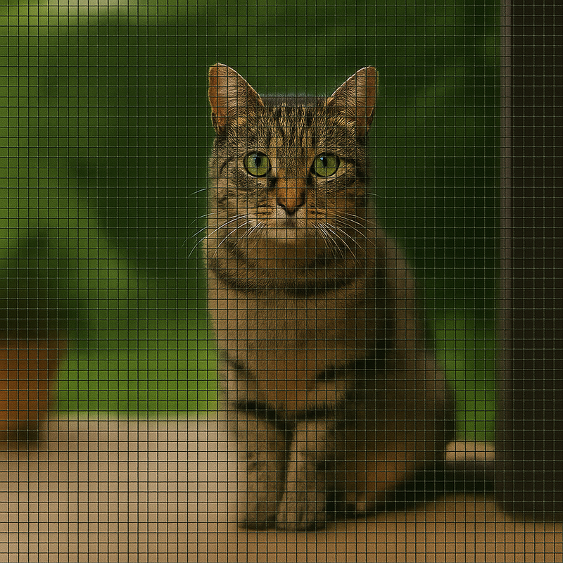 Insect Screen – Black Pet Proof Polyester Mesh for Doors & Windows