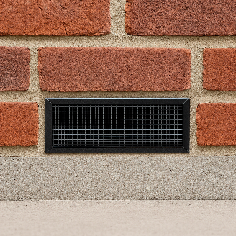 Black Stainless Steel Soffit Mesh – Coated Insect Screen for Roof Vents