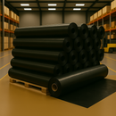 Black Polythene Sheeting – 4m x 25m, 250 Gauge Heavy-Duty Roll