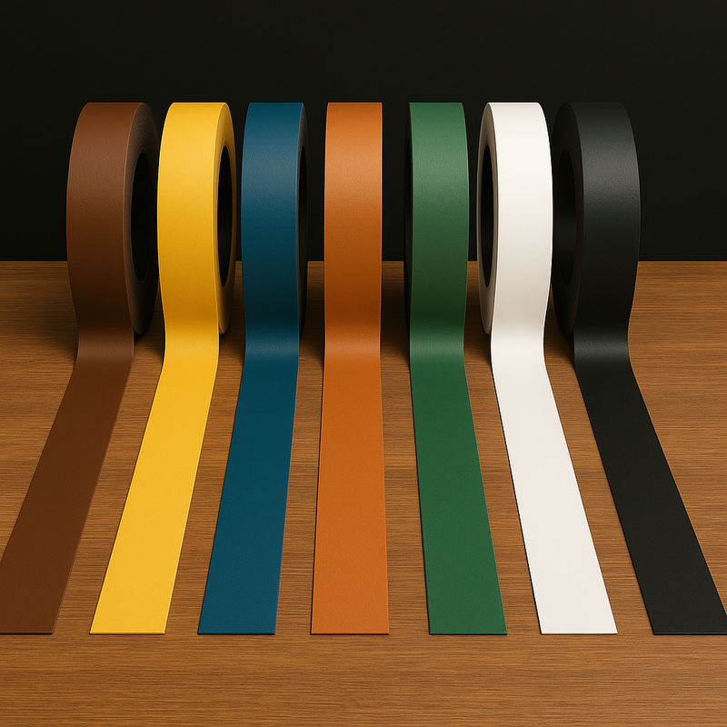 Magnetic Label Tape – Gloss Finish, 10m Roll, Assorted Sizes & Colours