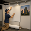 Magnetic Receptive Sheet – White Adhesive Backed, 0.4mm Thick, A4